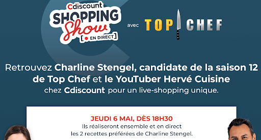 Cdiscount Shopping Show Cuisine - Exemple Live Shopping