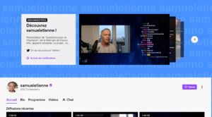 Twitch - Samuel Etienne - chaîne