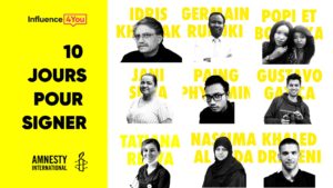 Influence4You remporte un nouveau prix au Grand Prix Stratégies de l'Influence 2021 avec la campagne Amnesty International