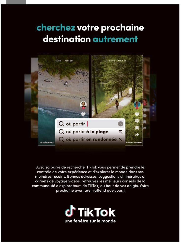 TikTok, un nouveau moteur de recherche